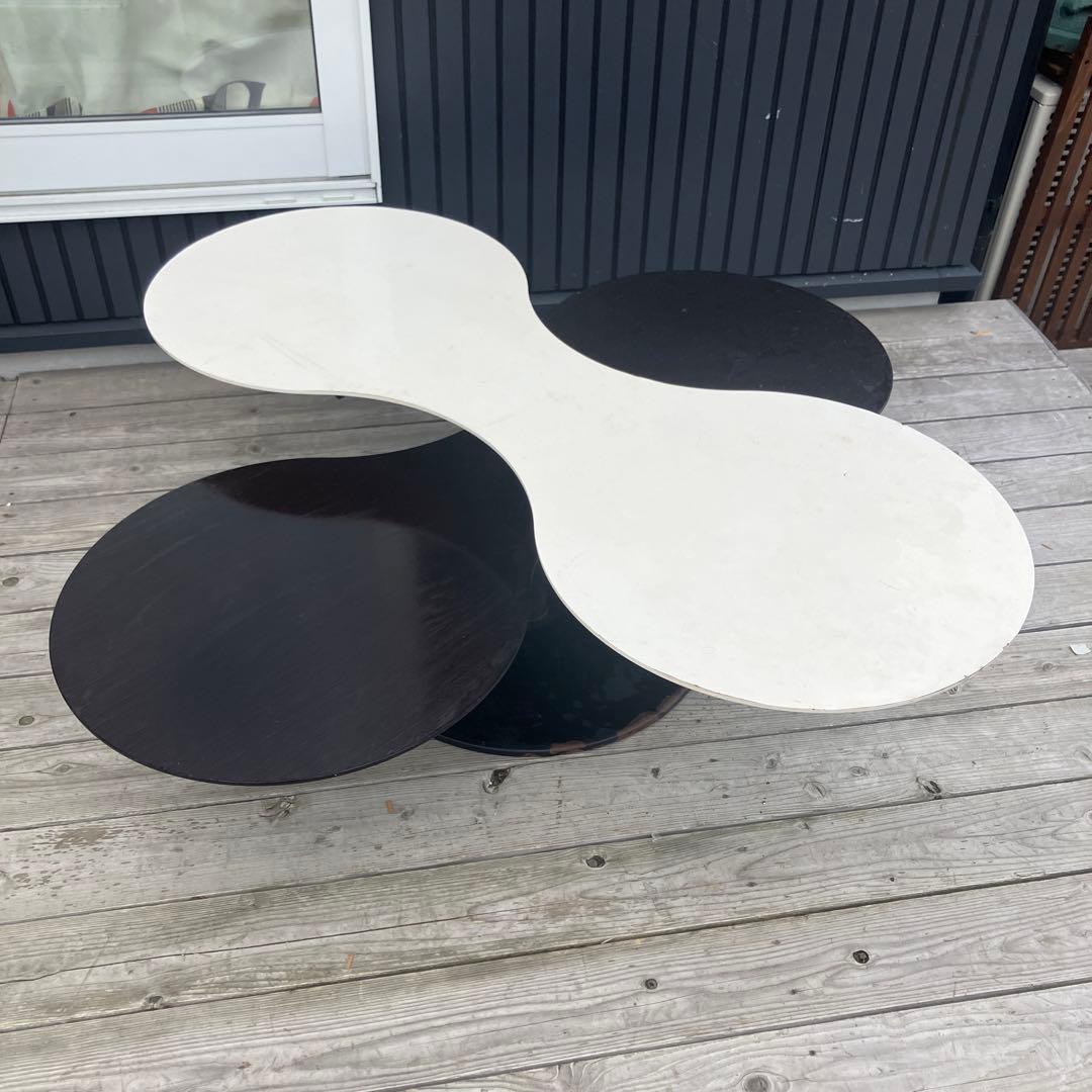 北欧 ミッドセンチュリー ミニフォームズ 回転式ビーンテーブル センターテーブル