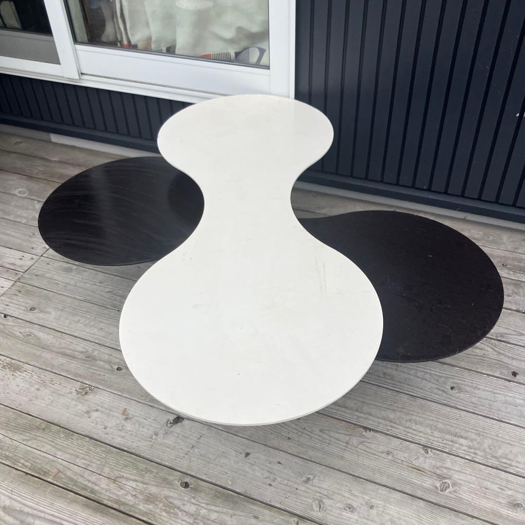 北欧 ミッドセンチュリー ミニフォームズ 回転式ビーンテーブル センターテーブル