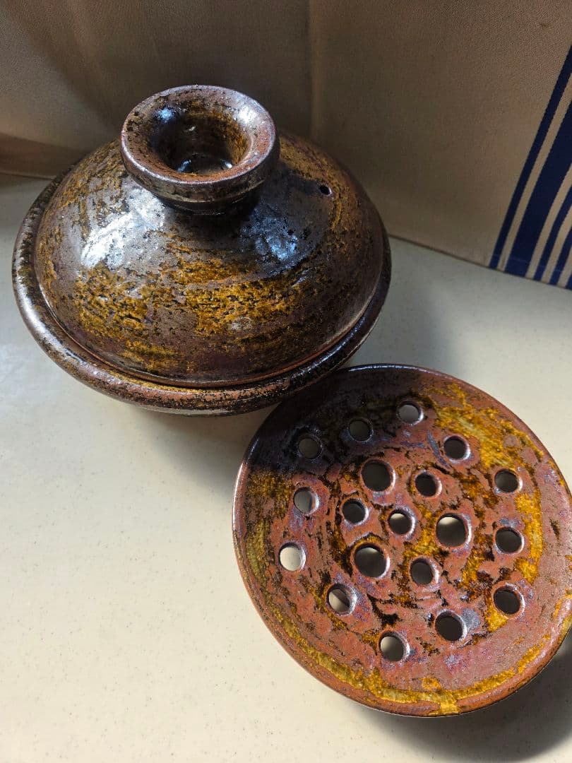 杉本寿樹　déli-sa(デリ・サ)　土鍋　&　蒸し器　Set ■美品■