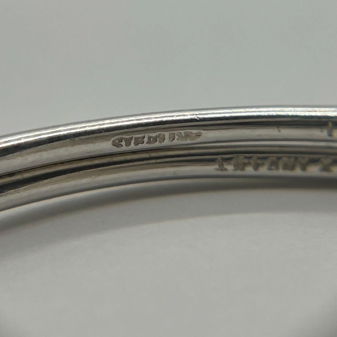 ティファニー TIFFANY ダブルフックアンドアイ バングル 14K コンビ