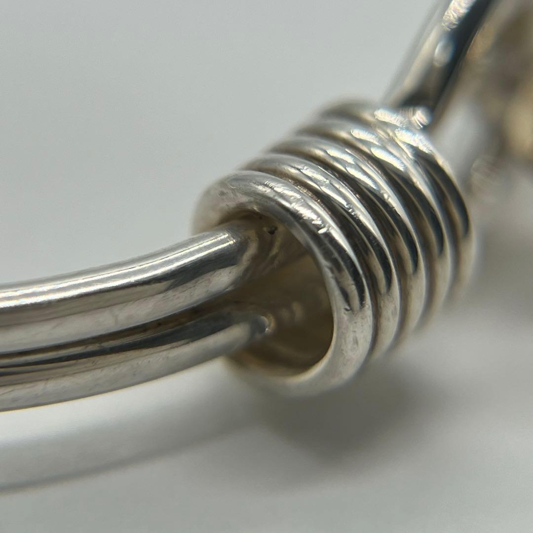 ティファニー TIFFANY ダブルフックアンドアイ バングル 14K コンビ