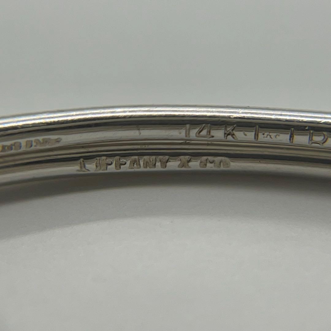 ティファニー TIFFANY ダブルフックアンドアイ バングル 14K コンビ