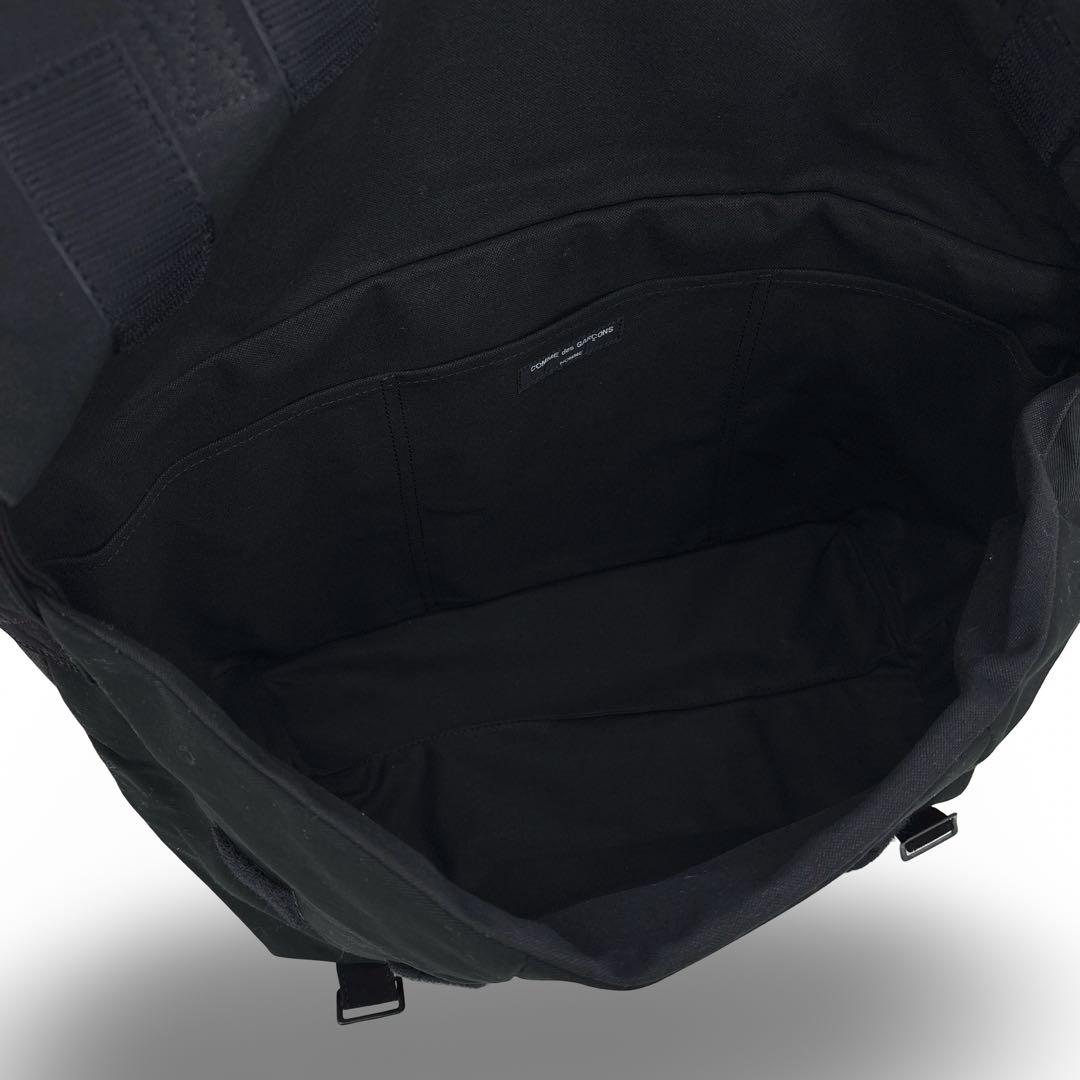 極美品】コムデギャルソン キャンバス ショルダー メッセンジャー バッグ　黒