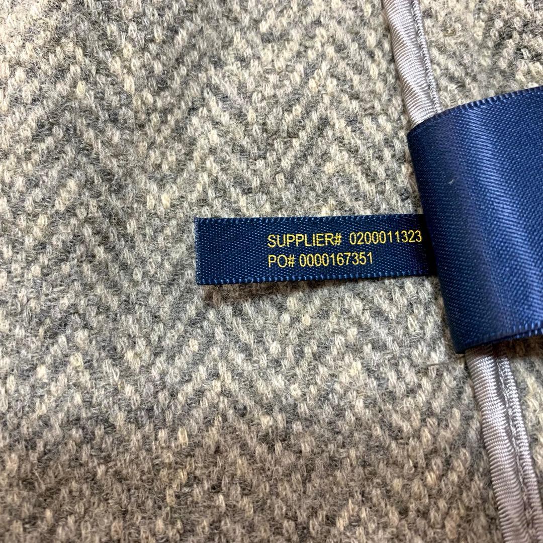 ポロ ラルフローレン ウール 100% ヘリンボーン ロング コート ベルト