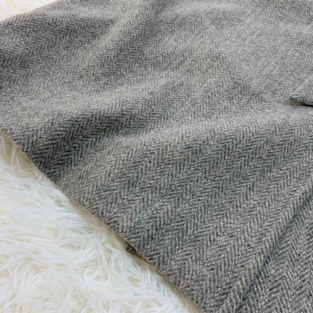 ポロ ラルフローレン ウール 100% ヘリンボーン ロング コート ベルト