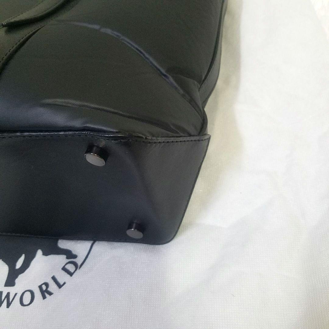 【極美品】HUNTING WORLD トートバッグ バチュークロス 大容量 黒