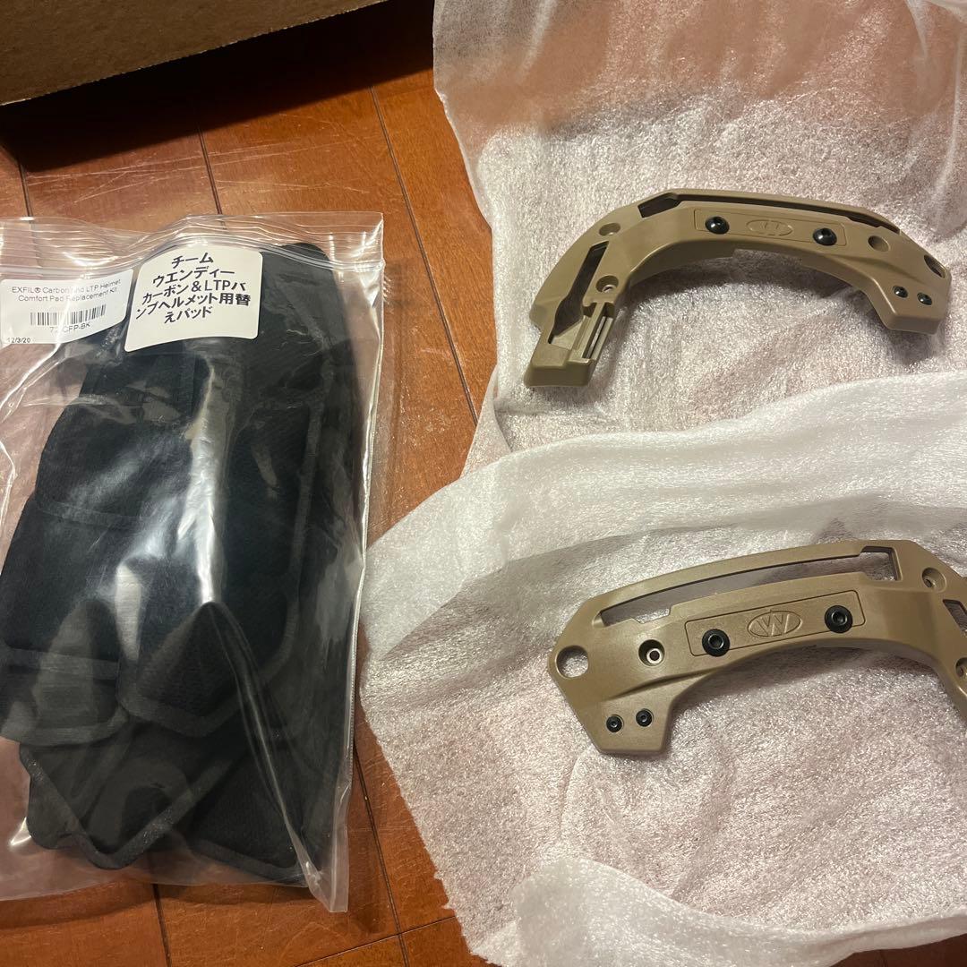 チームウェンディ　カーボンヘルメット　コヨーテ　size2 L/XL おまけ多数