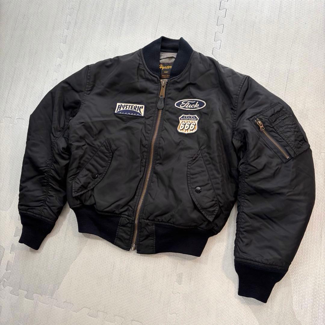 HYSTERIC GLAMOUR MA-1 リバーシブル フライト 刺繍ワッペン