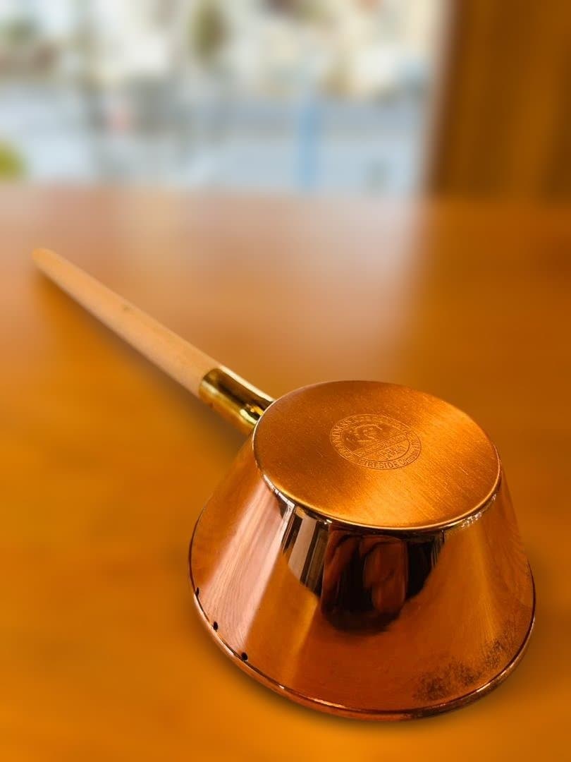 【新品未使用】　コッパーロウリュひしゃく　コッパーロウリュ桶　桶　ひしゃくサウナ