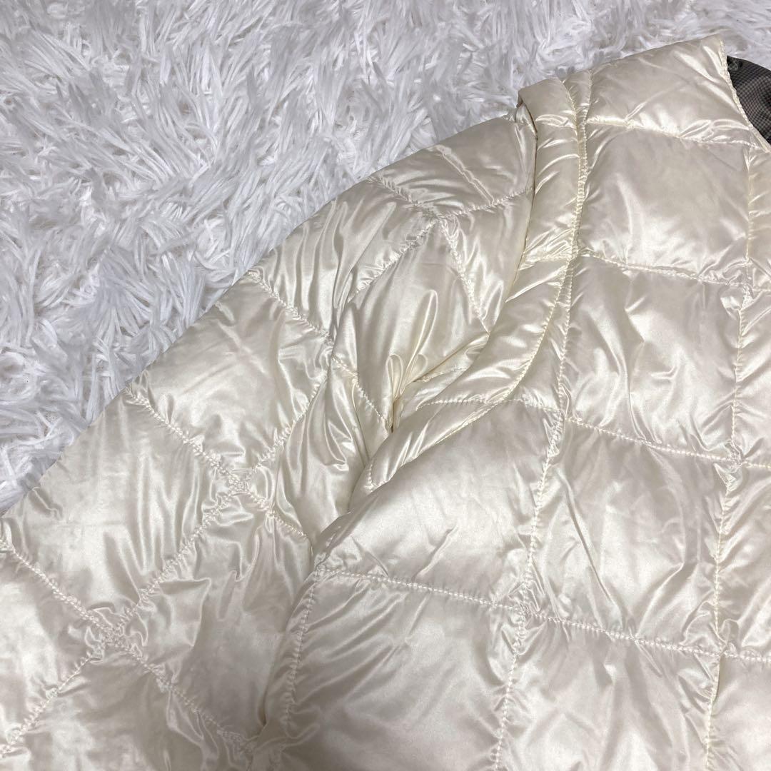 【新品タグ】TAION EXTRA ボレロダウンセット ロングダウン　白　L