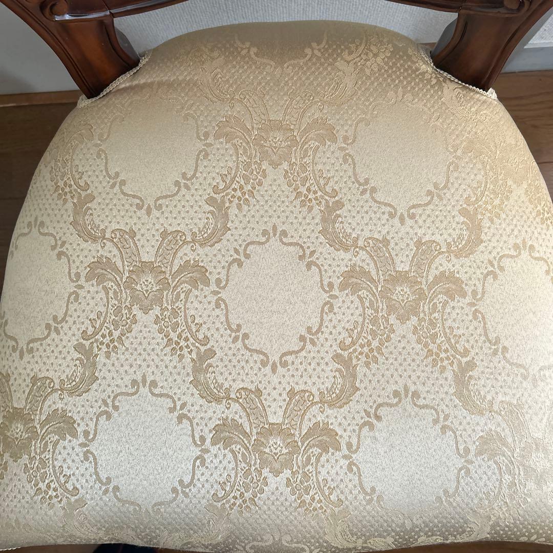 ロココ調 フランチェスカ 猫足ダイニングチェア