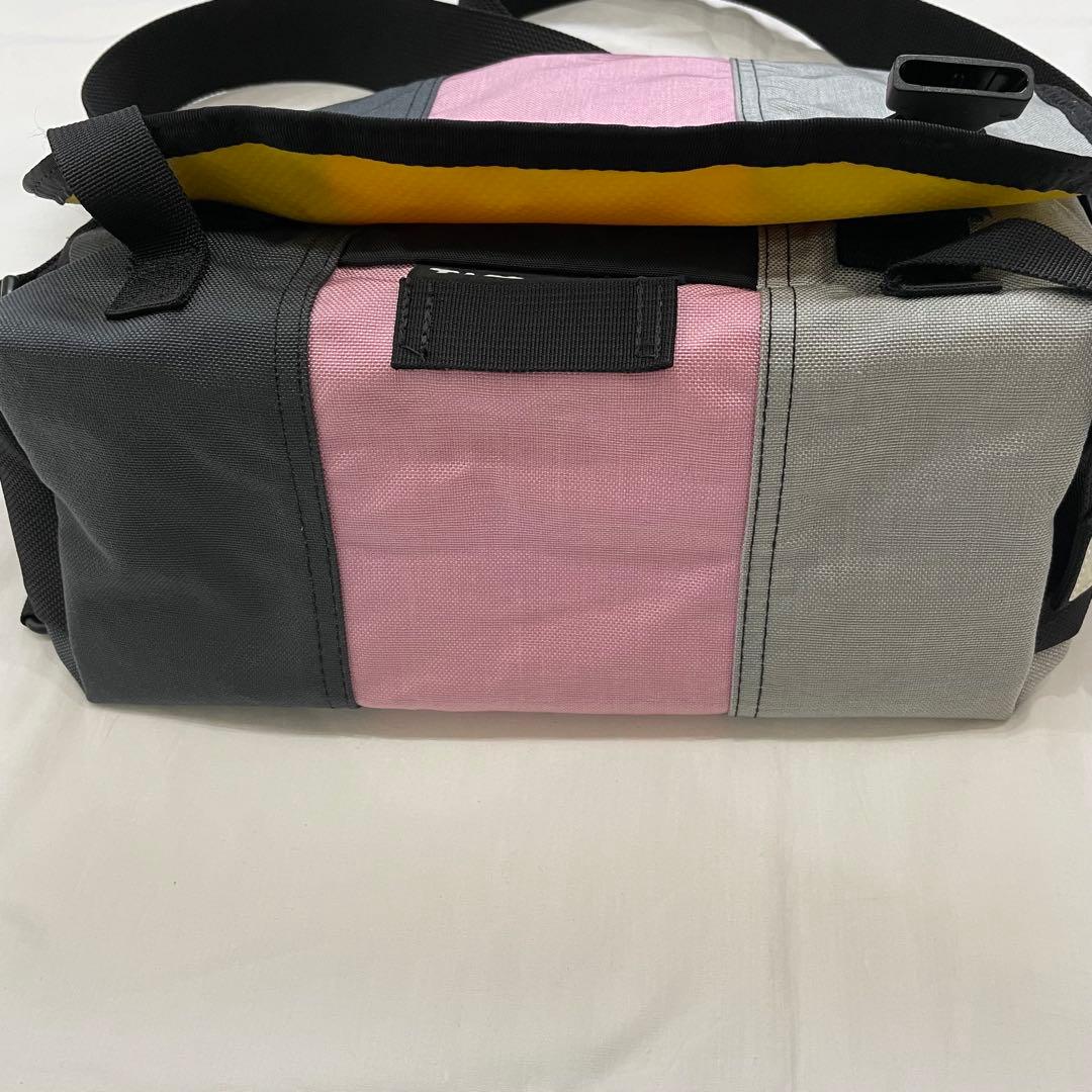 【TIMBUK2】 メッセンジャーバッグ　ショルダー　ピンク×グレー　美品