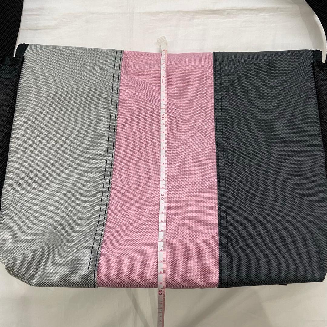 【TIMBUK2】 メッセンジャーバッグ　ショルダー　ピンク×グレー　美品