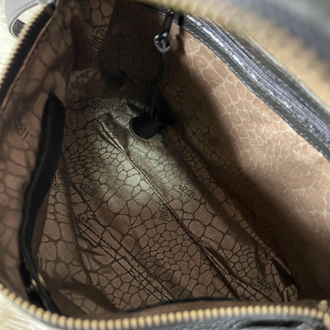 【新品未使用】イビサ　ぞうモチーフ　レザー　バックパック　リュック