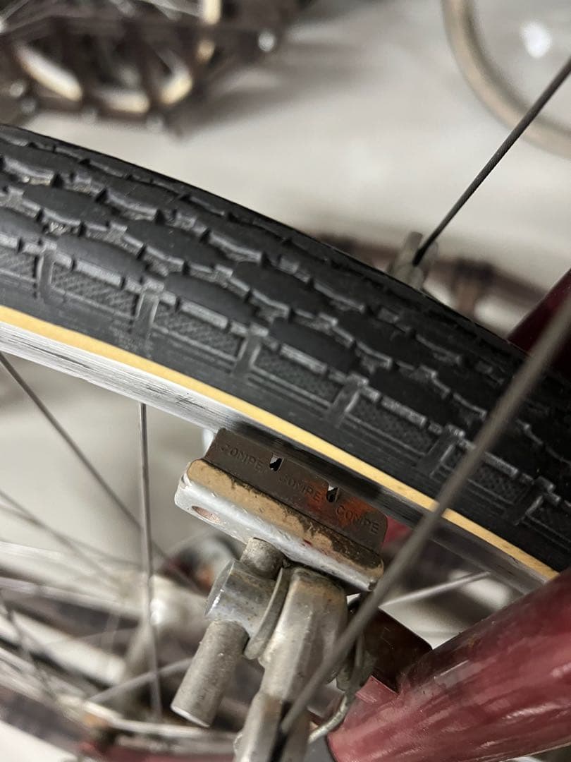 FUJI OLYMPIC 自転車 赤　修正あり！