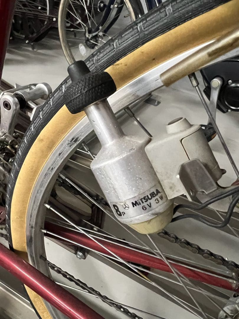 FUJI OLYMPIC 自転車 赤　修正あり！