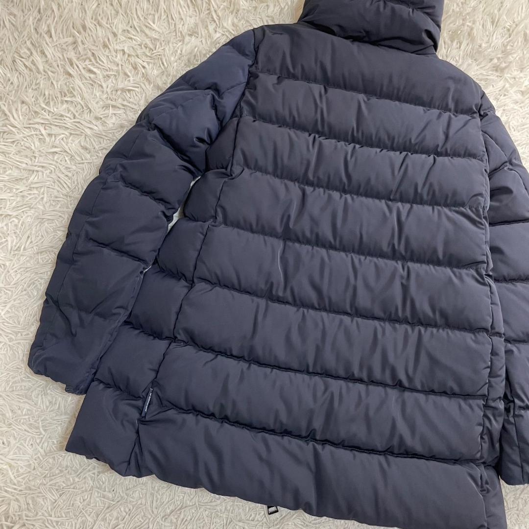 16463✨MONCLER petrea ロングダウンジャケット ネイビー