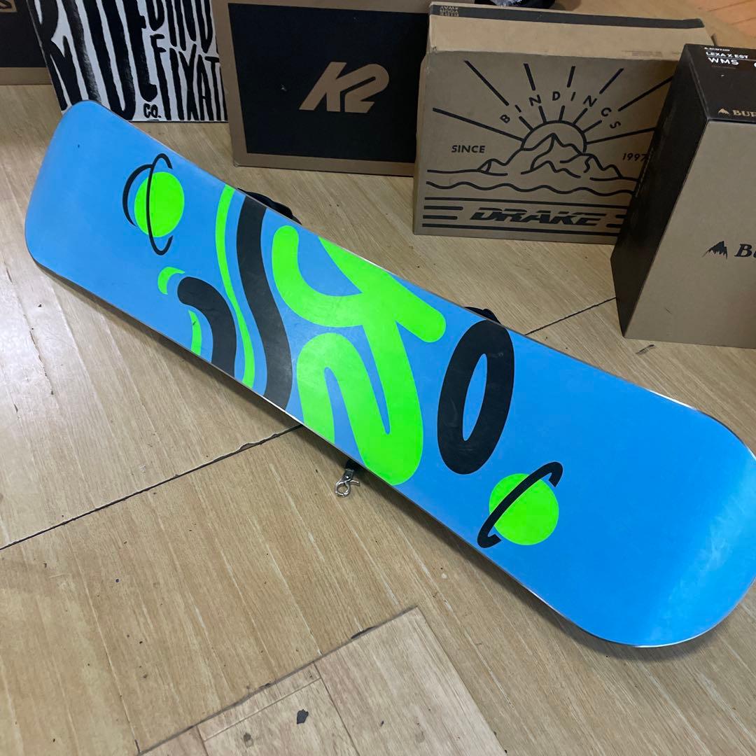 K2　キッズスノーボードセット　MINITURBO120cm　バイン付4点セット