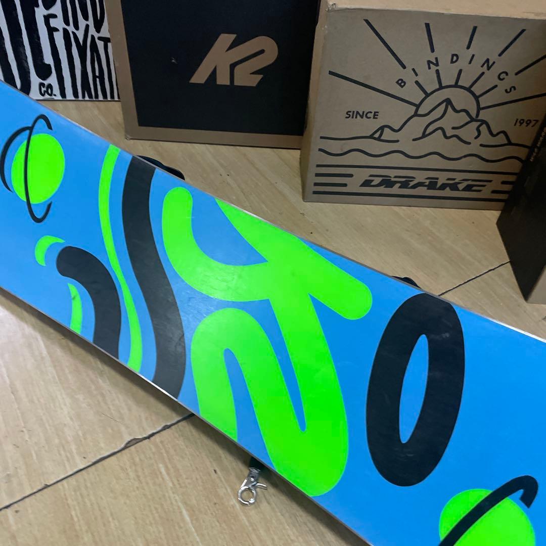 K2　キッズスノーボードセット　MINITURBO120cm　バイン付4点セット