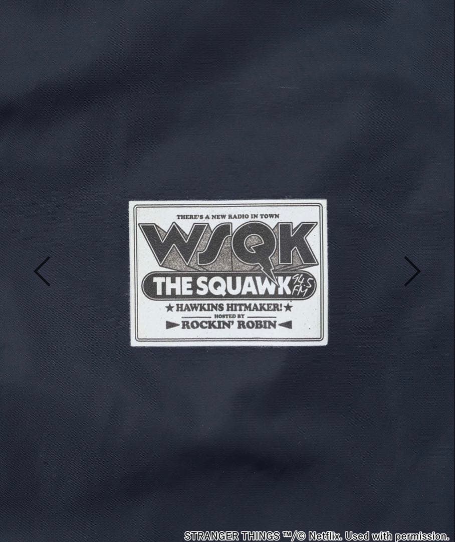 コラボアソートコーチジャケット　ニコアンド　ストレンジャーシングス