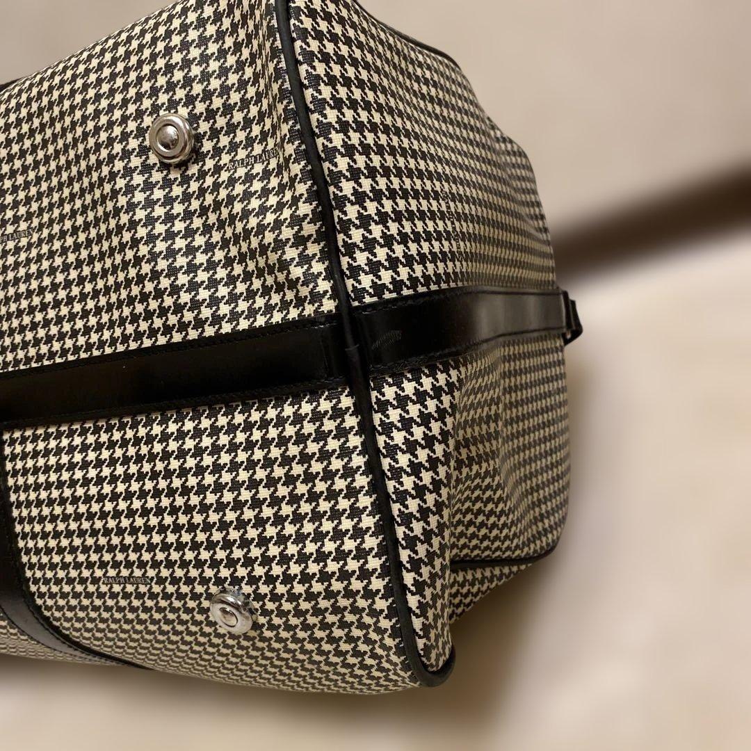 専用になりました。Ralph Lauren ボストンバッグ 千鳥格子旅行バック