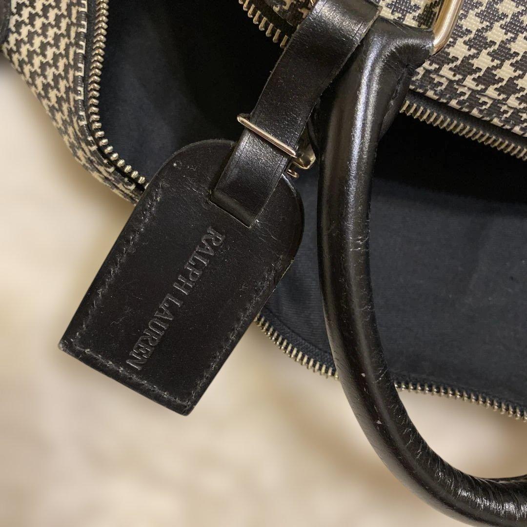 専用になりました。Ralph Lauren ボストンバッグ 千鳥格子旅行バック