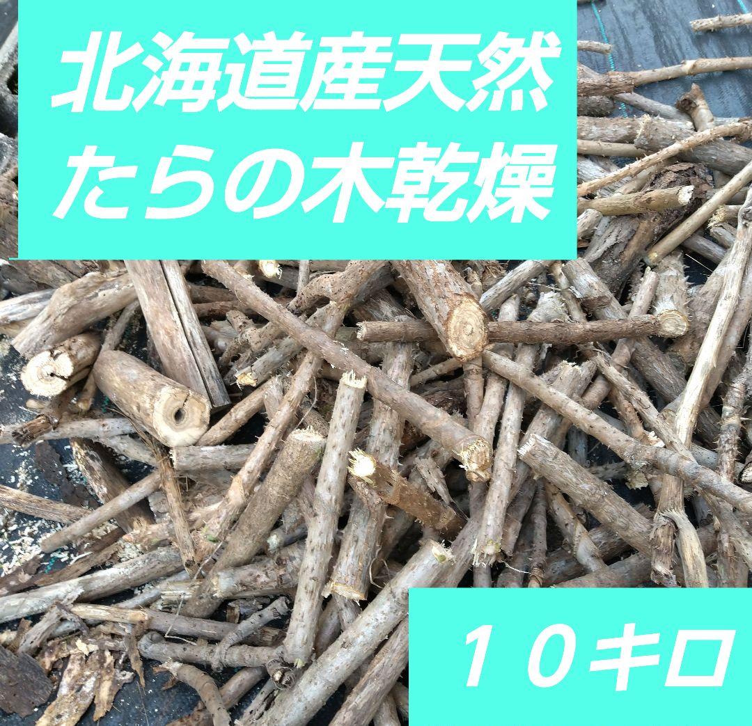 北海道産天然たらの木乾燥 １０キロ