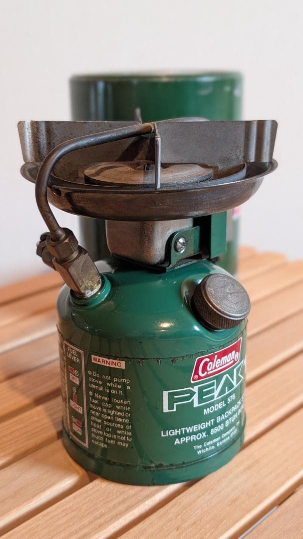 ビンテージ Coleman PEAK 1 ピークワン MODEL 576 収納缶
