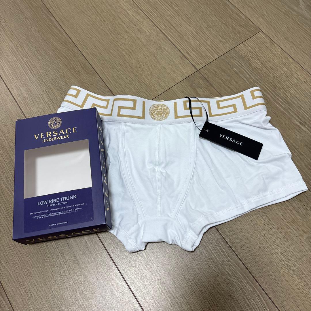 VERSACE LOW RISE TRUNK ホワイト 4サイズ