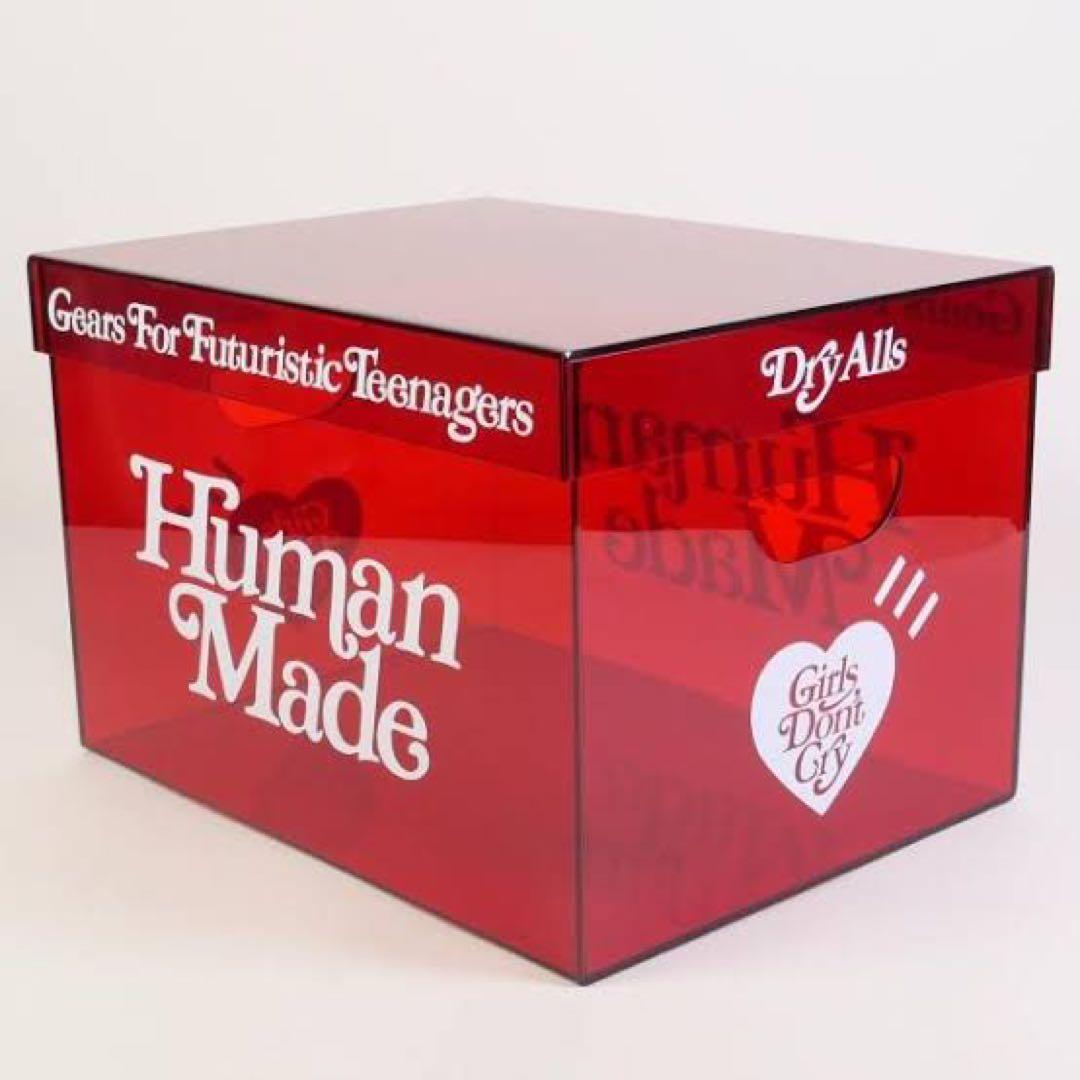 小物入れ HUMAN MADE GDC  ACRYLIC FILE BOX \"Red\"