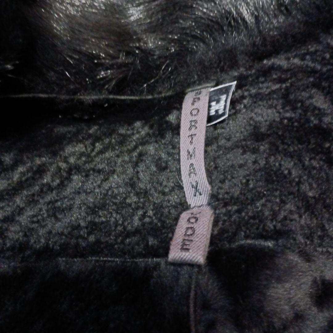 SPORTMAX CODEスポーツマックスコード レザーロングコート 裏ボア