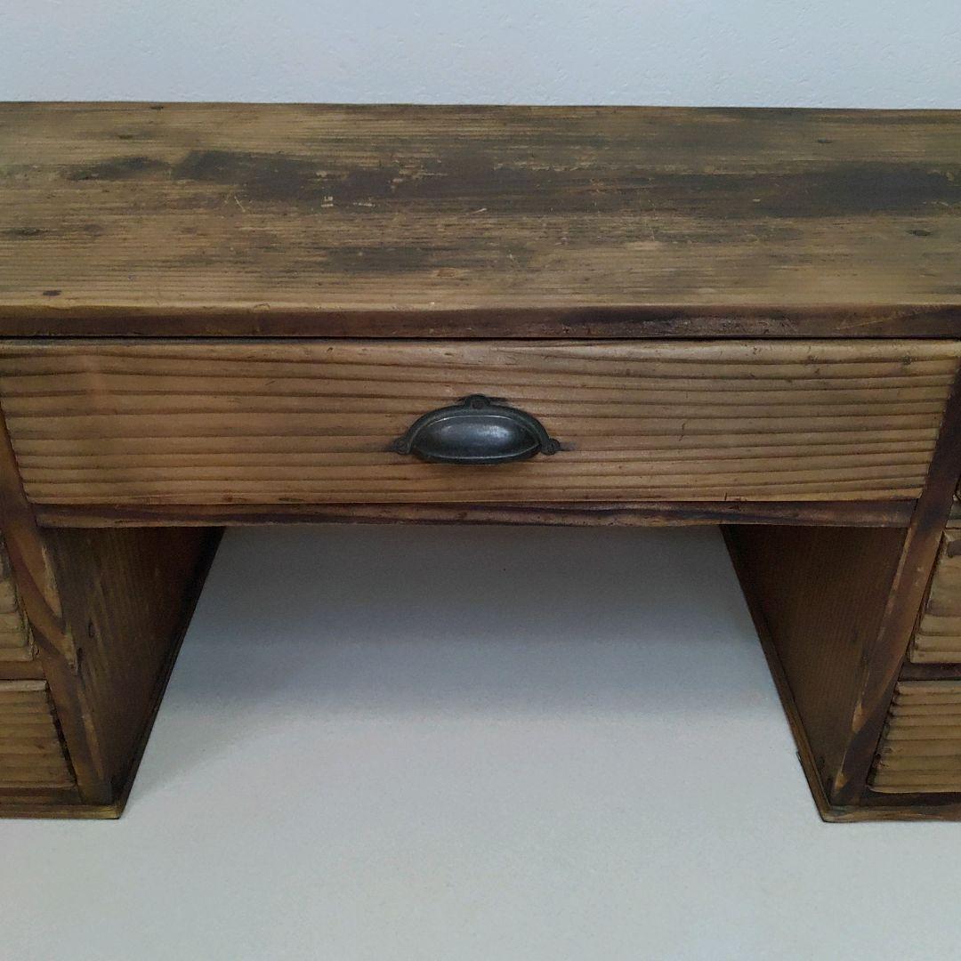 古家具 和机 文机 引出し 昭和レトロ アンティーク 送料無料