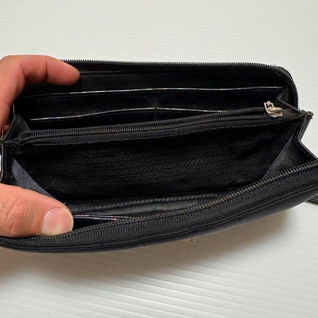 PRADA ブラック ナイロン 長財布