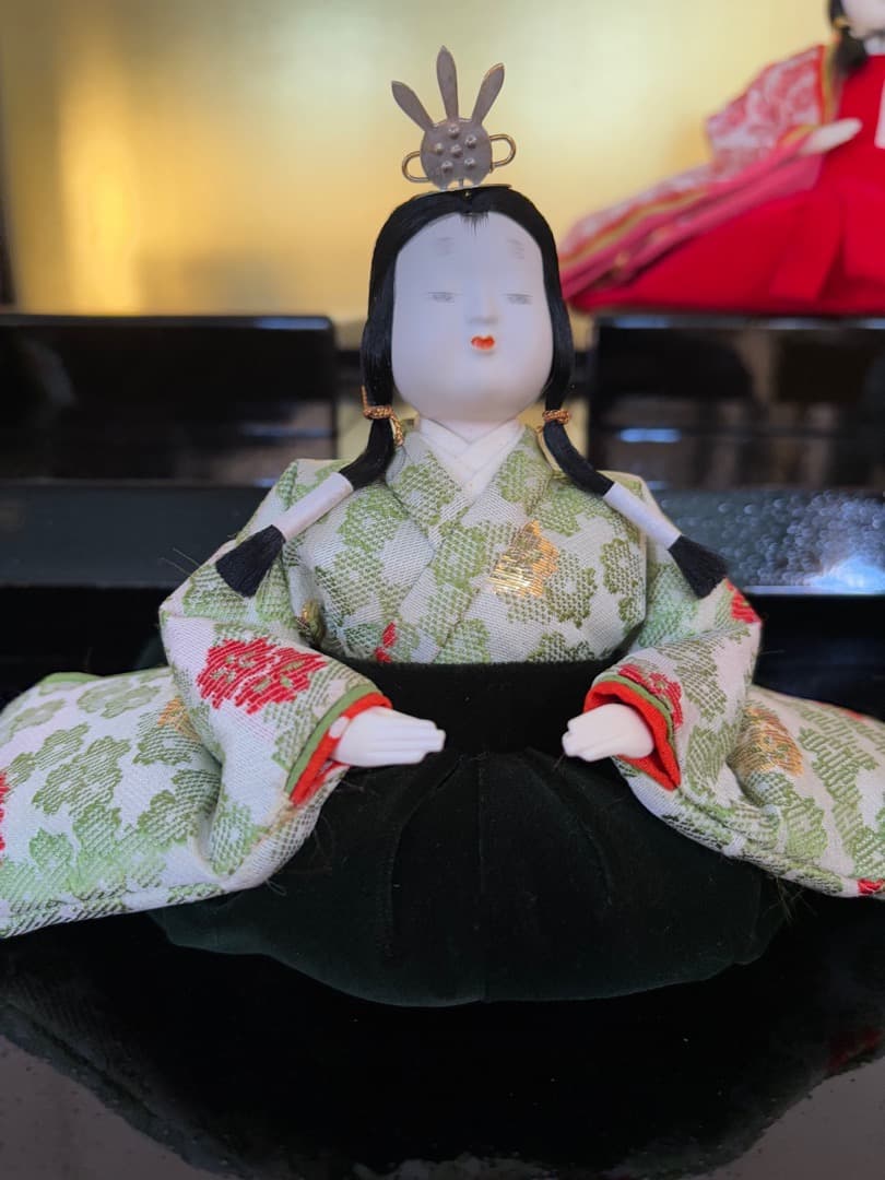 値下げ！ 喜峰作　おぼこ五人飾　久月監修　貴重　ベルベット衣装