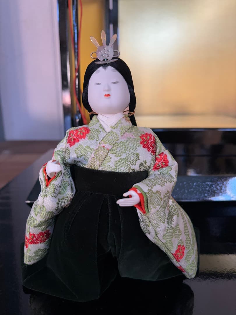 値下げ！ 喜峰作　おぼこ五人飾　久月監修　貴重　ベルベット衣装