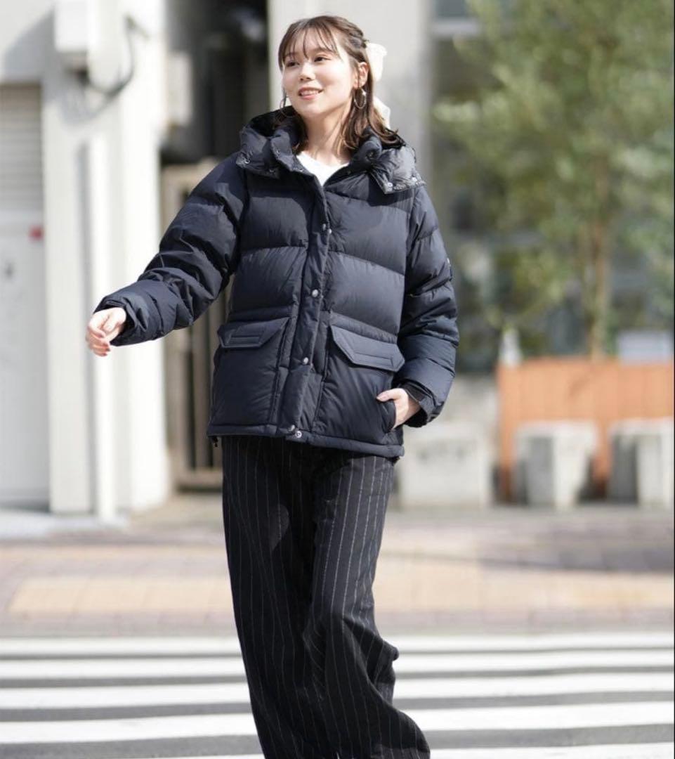 ザノースフェイス ダウン キャンプシエラショートNDW92230 希少S 黒