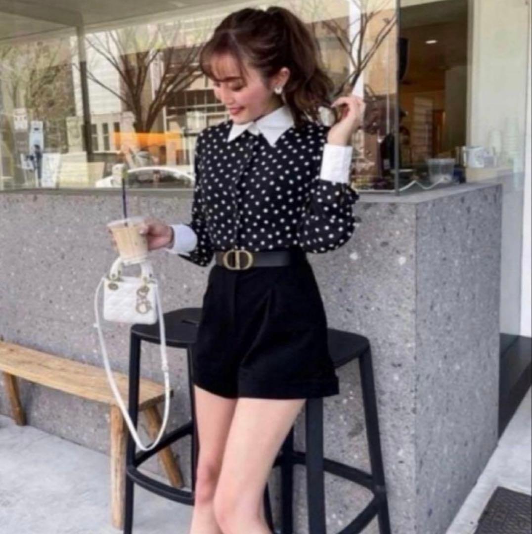 sheller シェリエ 水玉 ドット オールインワン