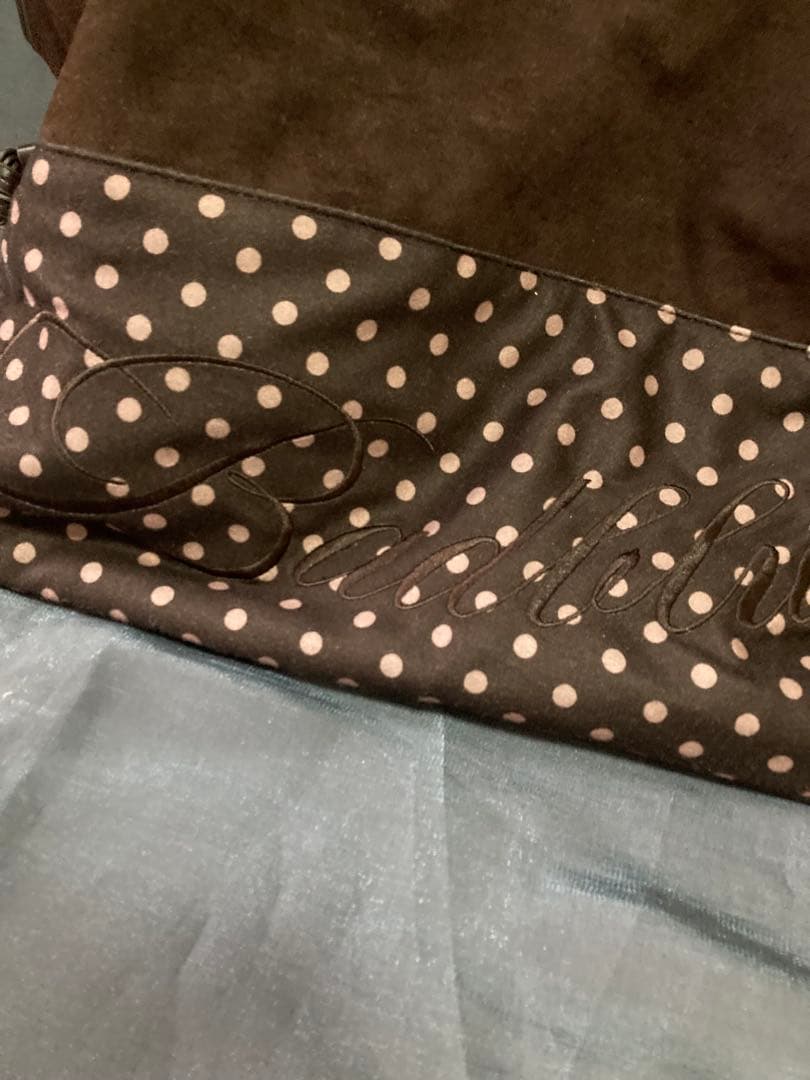 BadBlue ブラウン ドット トートバッグ
