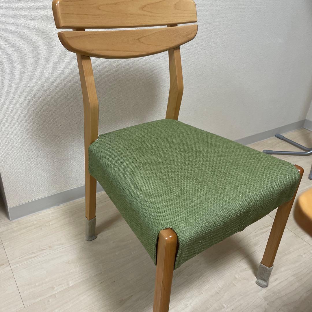 ニトリ木製ダイニングテーブルと椅子4脚セット　直接引き取り限定