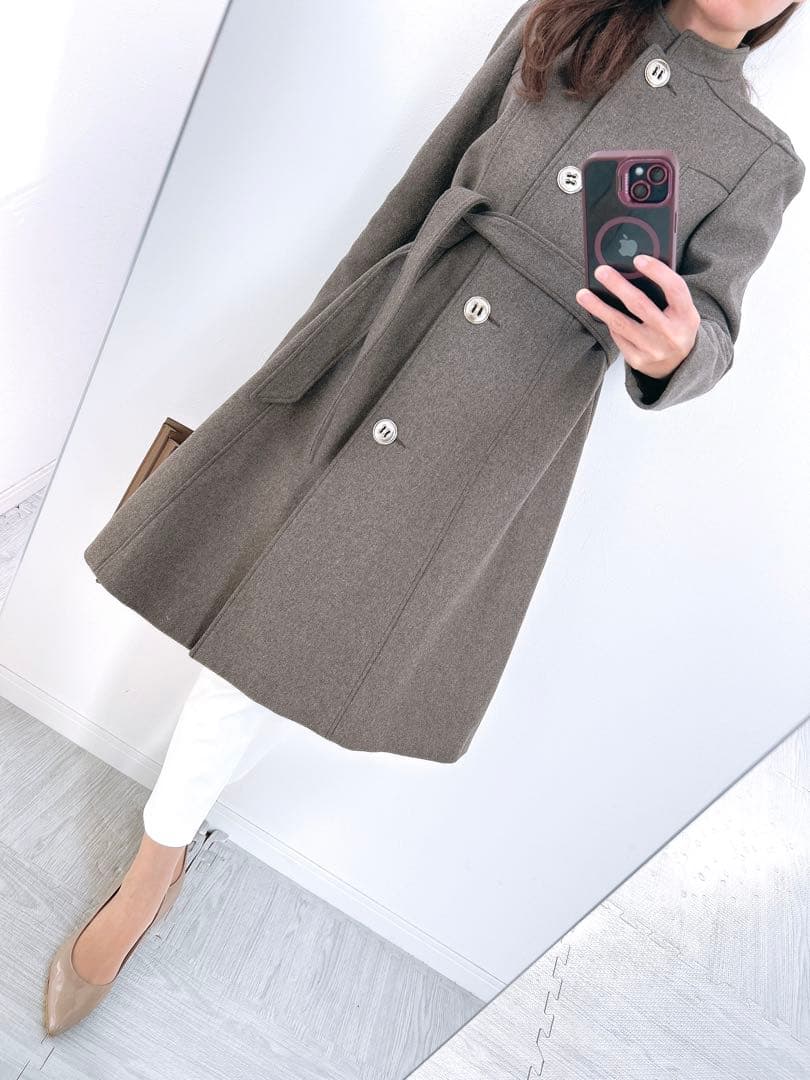 【新品✨】定価97,000円❤️タラジャーモン✨サイズ36✨ベルト付 ロングコート