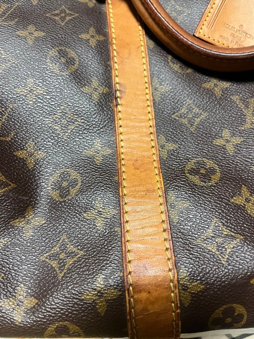 Louis Vuitton 本店購入 ボストンバッグ keepallややシミあり