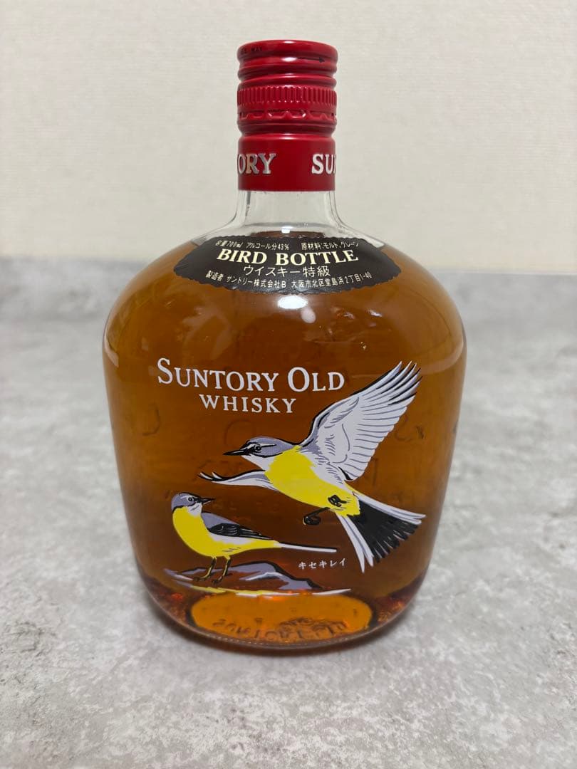 SUNTORY OLD WHISKY バードボトル　キセキレイ　特級　ウイスキー