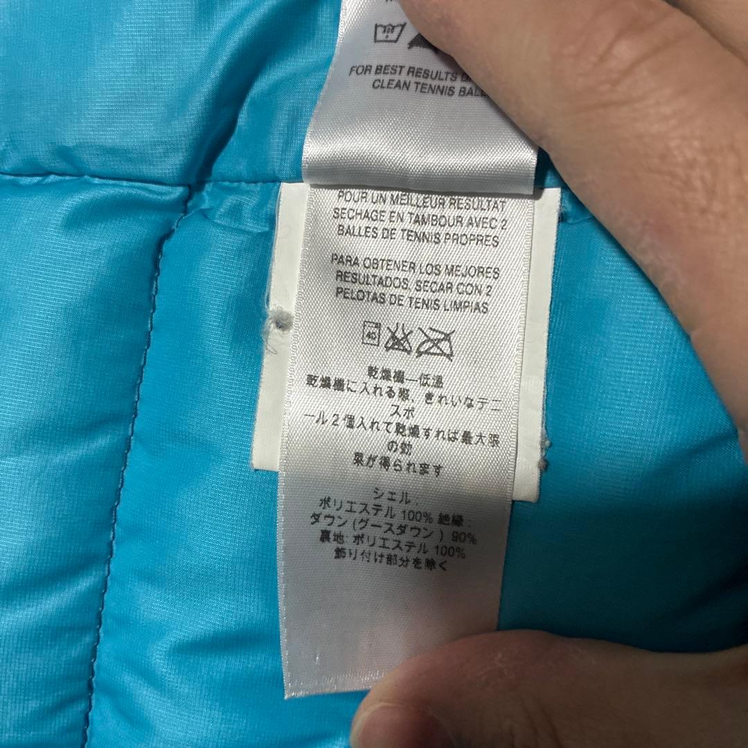 【美品】パタゴニア レディースダウンセーターフーディ ネイビー Mサイズ