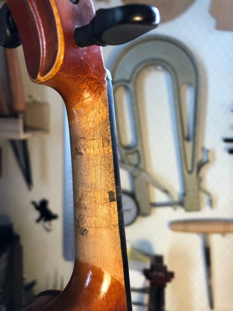 【駒&魂柱調整済】Suzuki分数バイオリンNo200 1/8 1980