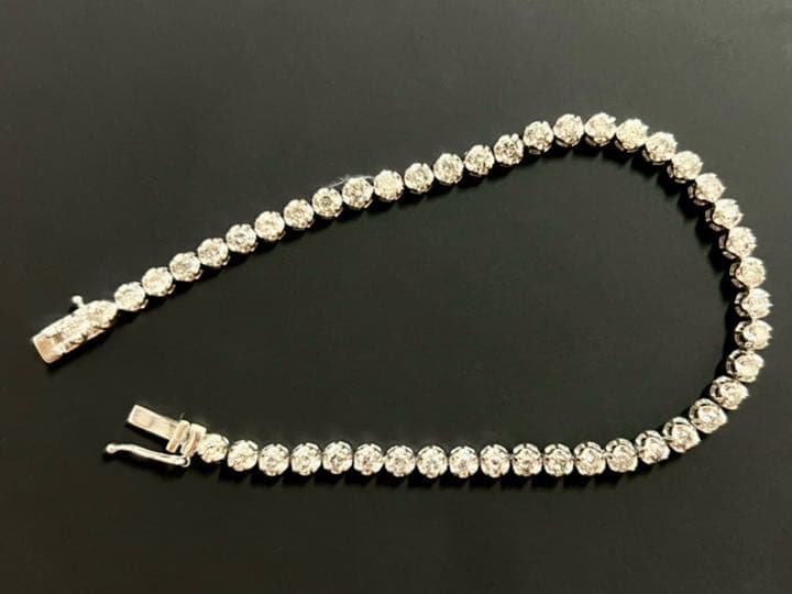 下町フリマ　ダイヤモンドブレスレット　3カラット