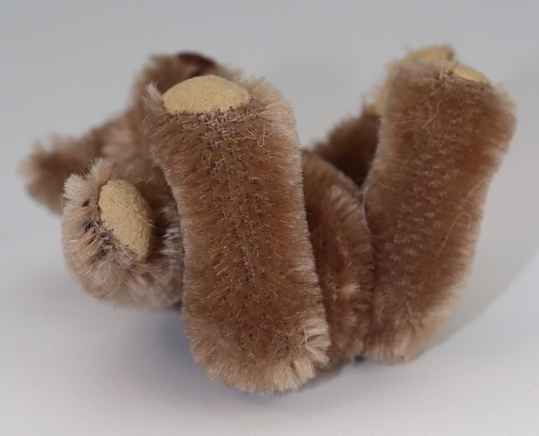 Steiff テディベア ブラウン1909年レプリカ・テディ黄色タグ9cm D