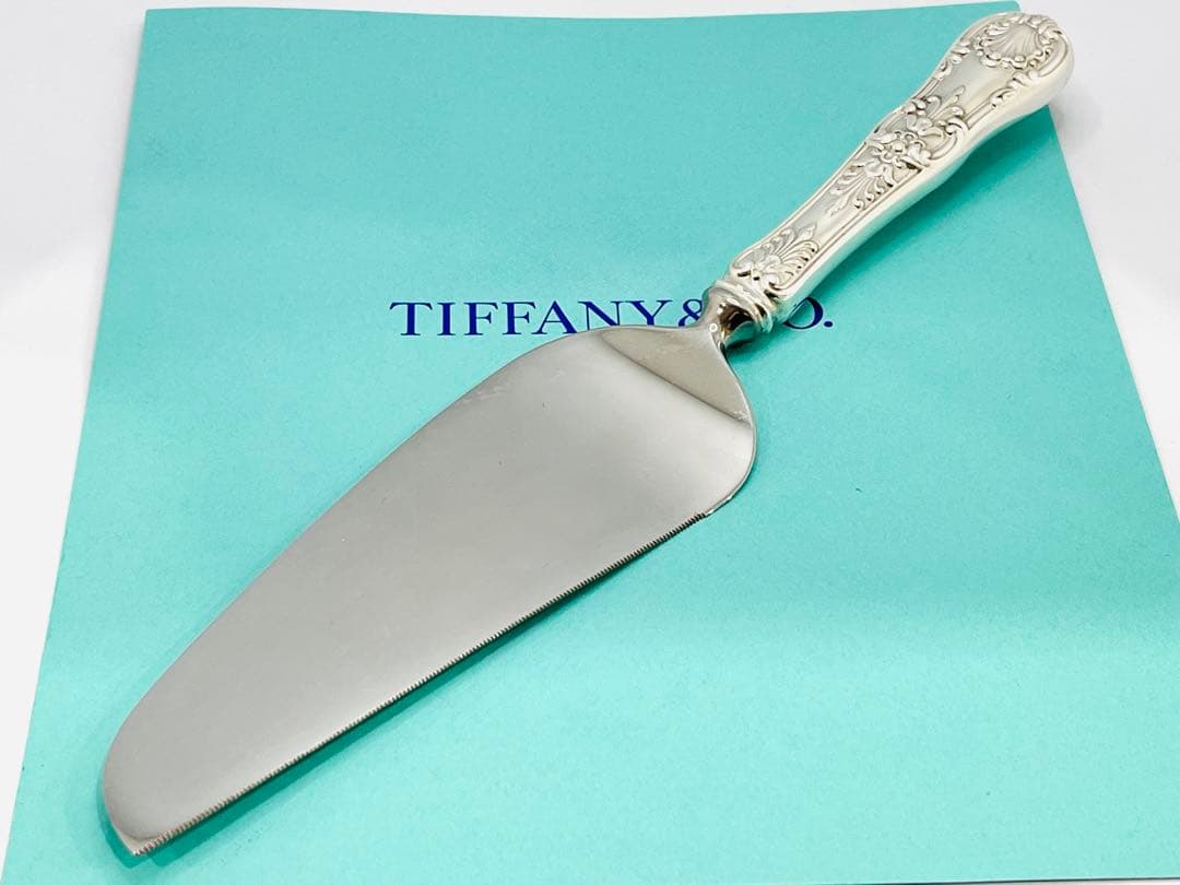 c744 希少　ティファニー　ケーキサーバー　スターリング　銀食器　カトラリー