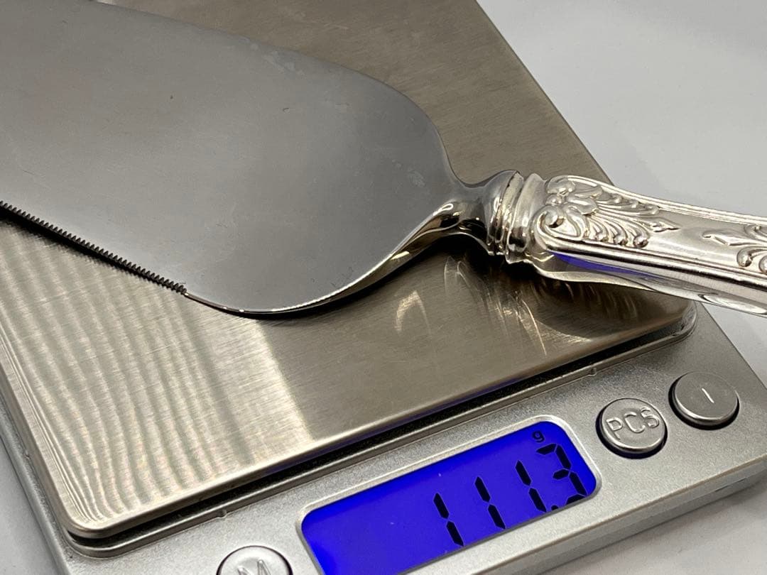 c744 希少　ティファニー　ケーキサーバー　スターリング　銀食器　カトラリー