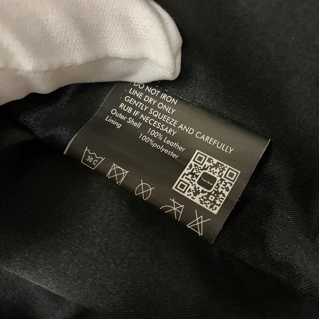 ✨未使用品　タグ付き✨ kaedear シングルライダース　ラムレザー　ブラック