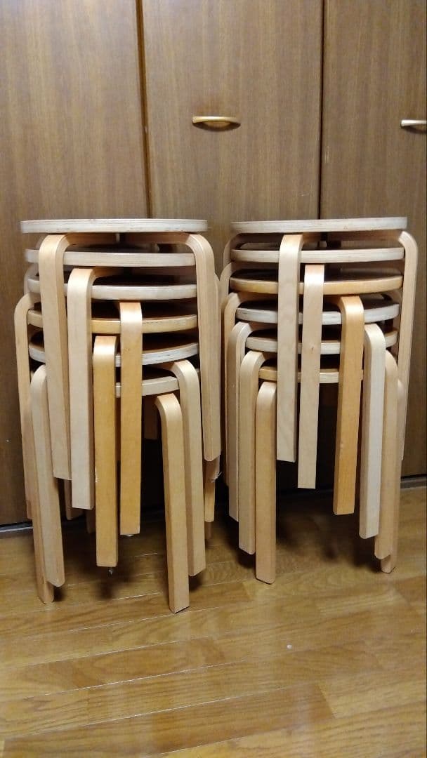 【引き取り限定‼️1/31まで】IKEA FROSTA スツール4脚12000円